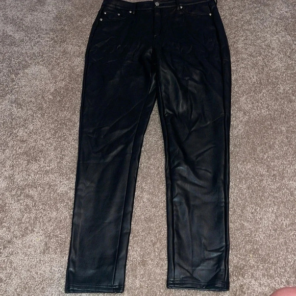 Bagatelle Faux Leather Pants, size Medium. AA - Picture 1 of 6
